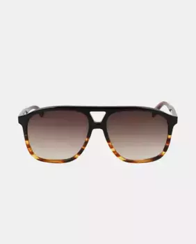 Квадратные солнцезащитные очки из ацетата Longchamp, черный