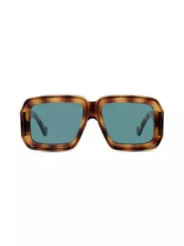 Квадратные солнцезащитные очки LOEWE x Paula's Ibiza 56 мм Loewe, синий