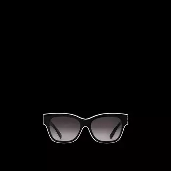 Квадратные солнцезащитные очки LV Line Louis Vuitton, черный