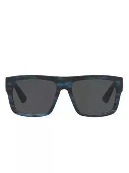 Квадратные солнцезащитные очки Moschino Eyewear, синий