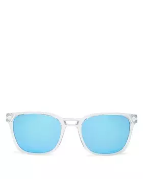 Квадратные солнцезащитные очки Oakley, 55 мм, белый