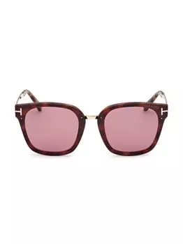 Квадратные солнцезащитные очки Philippa 68 мм Tom Ford