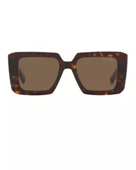 Квадратные солнцезащитные очки Prada, цвет Tortoise