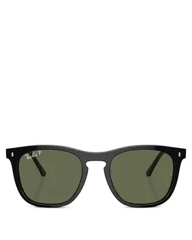 Квадратные солнцезащитные очки Ray-Ban, 53 мм, черный
