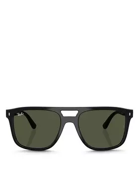 Квадратные солнцезащитные очки Ray-Ban, 58 мм, черный