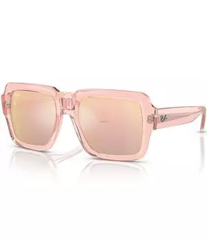 Квадратные солнцезащитные очки Ray-Ban унисекс RB440854-Z Magellan 54 мм, розовый