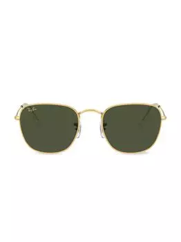 Квадратные солнцезащитные очки RB3857 51 мм Ray-Ban, золотой