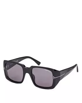 Квадратные солнцезащитные очки Ryder-02, 51 мм Tom Ford