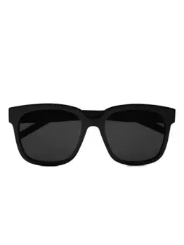 Квадратные солнцезащитные очки Saint Laurent Eyewear, черный