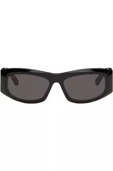 Квадратные солнцезащитные очки Signature Balenciaga, черный
