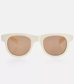 Квадратные солнцезащитные очки SL 571 Saint Laurent, нейтральный