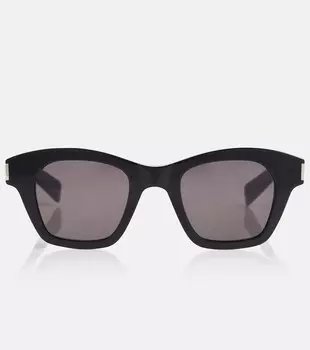 Квадратные солнцезащитные очки SL 592 Saint Laurent, черный