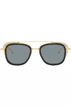 Квадратные солнцезащитные очки Thom Browne, черный