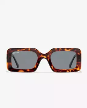 Квадратные солнцезащитные очки унисекс DFranklin в черепаховой оправе с поляризационными линзами, коричневый