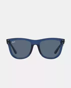 Квадратные солнцезащитные очки унисекс, модель 0RBR0502S синего цвета Ray-Ban
