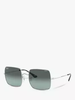 Квадратные солнцезащитные очки унисекс Ray-Ban RB1971, серебристо-синий с градиентом