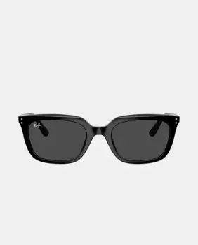 Квадратные солнцезащитные очки унисекс серого цвета с инъекцией Ray-Ban, чёрный