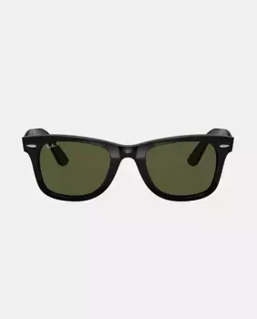 Квадратные солнцезащитные очки унисекс Wayfarer Ray-Ban, черный