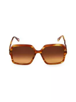 Квадратные солнцезащитные очки Zelie 58 мм Chlo