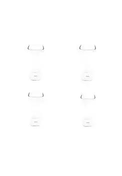 Квадратные термостойкие стаканы для воды Mulex, transparent set mit 4 glsern