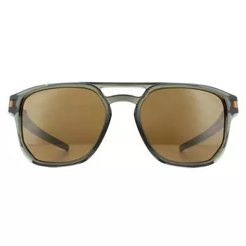 Квадратные вольфрамовые солнцезащитные очки оливкового цвета с чернилами Prizm Oakley, зеленый