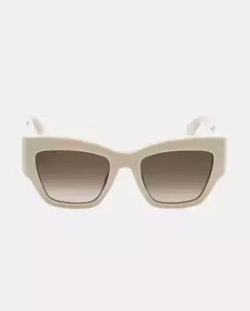 Квадратные женские солнцезащитные очки с градиентными линзами Furla, бежевый