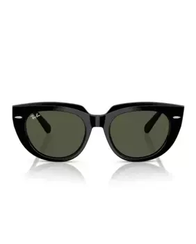 Квадратные женские солнцезащитные очки серого цвета Ray-Ban, черный