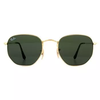 Квадратные золотисто-зеленые солнцезащитные очки G-15 Ray-Ban, золото