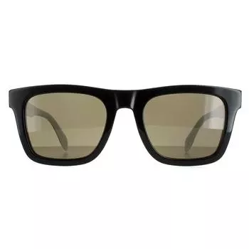 Квадратный Черный Белый Зеленый AM0301S Alexander McQueen, черный