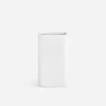 Квадратный держатель для зубных щеток на столешницу. - El Corte Ingls, белый