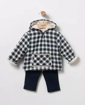 Квадратный детский летний комплект - темно-синий Coco Acqua, темно-синий