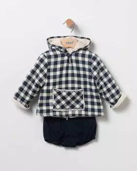 Квадратный детский летний комплект - темно-синий Coco Acqua, темно-синий