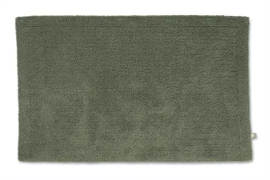 Квадратный коврик для ванной Rhomtuft Pur 60 x 60 см цвет оливковый