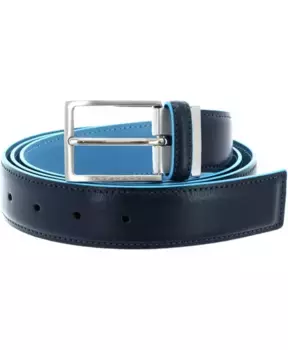 Квадратный кожаный ремень Piquadro, синий