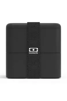 Квадратный ланчбокс Monbento, черный