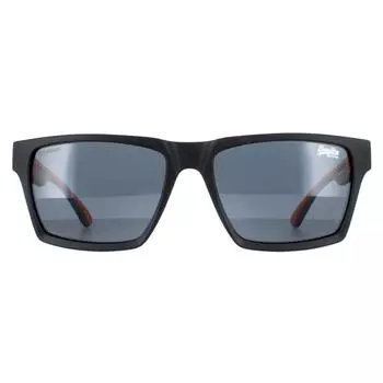 Квадратный матовый черный оранжевый серый поляризованный разрушительный Superdry, черный