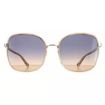 Квадратный оранжевый кристалл с плавным переходом от золотисто-синего к коричневому CH0031S Franky Chloe, оранжевый