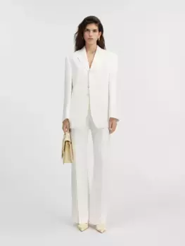 Квадратный пиджак La Veste d'Homme Jacquemus, белый