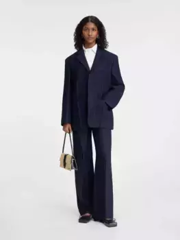 Квадратный пиджак La Veste d'Homme Jacquemus, темно-синий