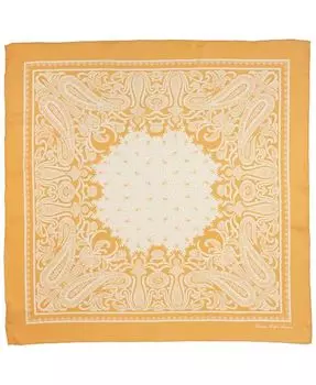 Квадратный шарф-бандана с узором «Пейсли» Lauren Ralph Lauren, желтый