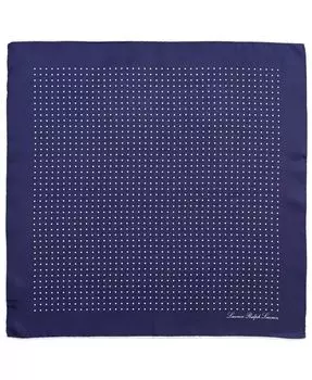 Квадратный шарф Core Dot Lauren Ralph Lauren, синий