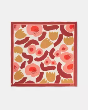 Квадратный шарф с принтом Jo & Mr. Joe, красный