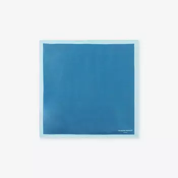 Квадратный шелковый шарф с логотипом Claudie Pierlot, синий