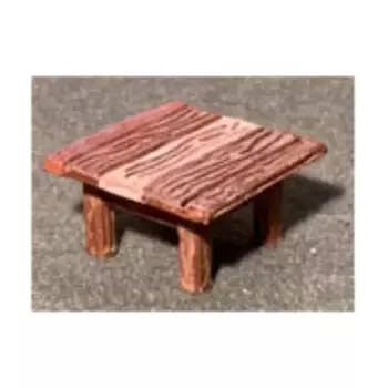 Квадратный стол с четырьмя ножками, Terrain - Resin (28mm) (Monday Knight Productions)