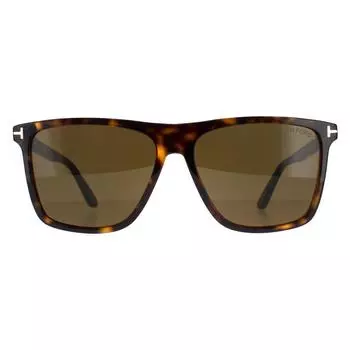 Квадратный Темный Гавана Roviex Коричневый FT0832 Tom Ford, коричневый