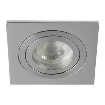 Квадратный встраиваемый точечный светильник Helium El Corte Ingls, алюминий