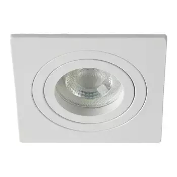 Квадратный встраиваемый точечный светильник Helium El Corte Ingls, белый