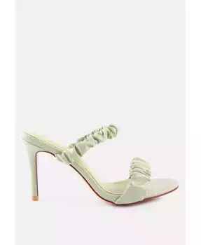 Квали роучд строп стилетто сандалии London Rag, оранжевый