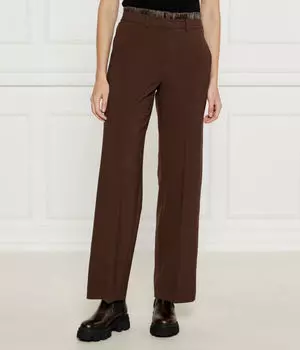 Кварцевые брюки Regular fit Marella Sport, коричневый