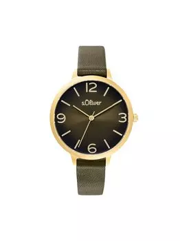 Кварцевые часы S.Oliver, бежевый